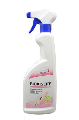 Bioxisept - Dezinfectant pentru maini, efect antiseptic, spray 750ml